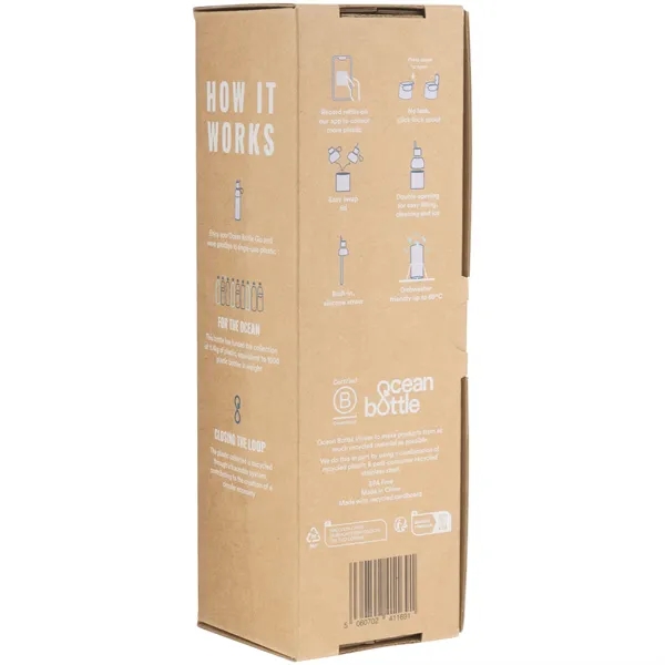 17 oz recycled stainless steel bottle with vacuum insulation, flip-up straw... from ASI 51197 ETS Express, LLC