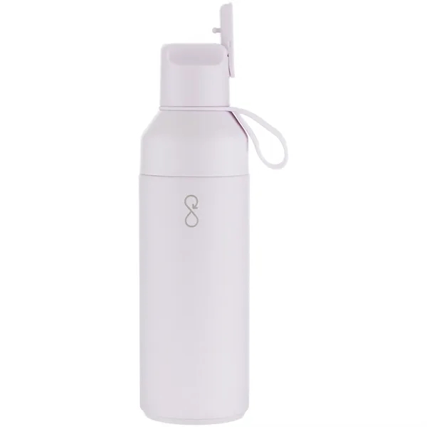 17 oz recycled stainless steel bottle with vacuum insulation, flip-up straw... from ASI 51197 ETS Express, LLC