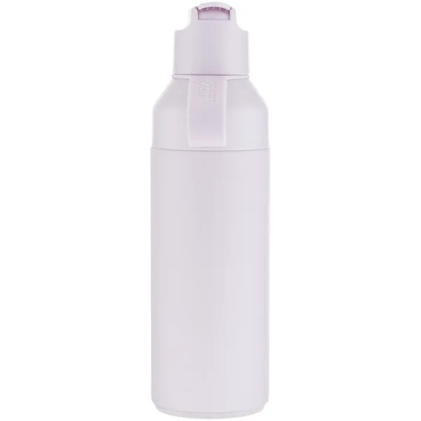 17 oz recycled stainless steel bottle with vacuum insulation, flip-up straw... from ASI 51197 ETS Express, LLC