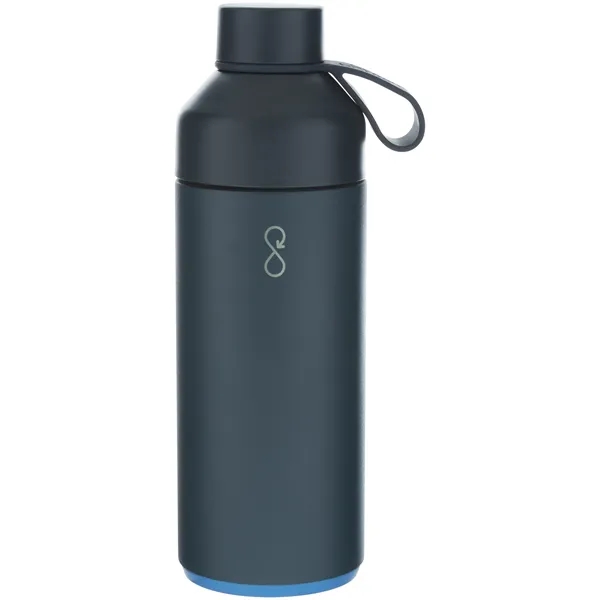 34 oz recycled stainless steel bottle with vacuum insulation and dual-opening... from ASI 51197 ETS Express, LLC