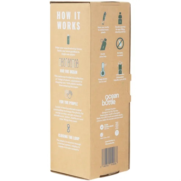 34 oz recycled stainless steel bottle with vacuum insulation and dual-opening... from ASI 51197 ETS Express, LLC