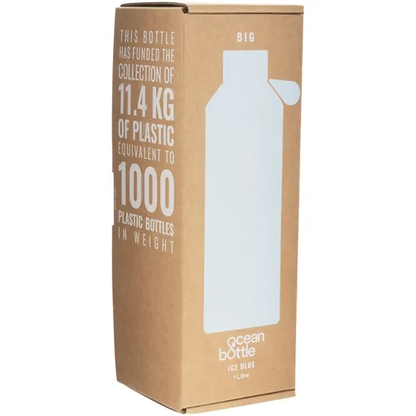 34 oz recycled stainless steel bottle with vacuum insulation and dual-opening... from ASI 51197 ETS Express, LLC