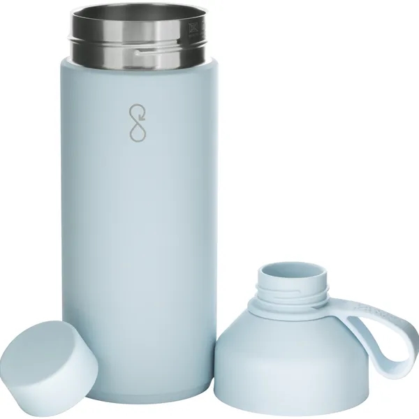 34 oz recycled stainless steel bottle with vacuum insulation and dual-opening... from ASI 51197 ETS Express, LLC