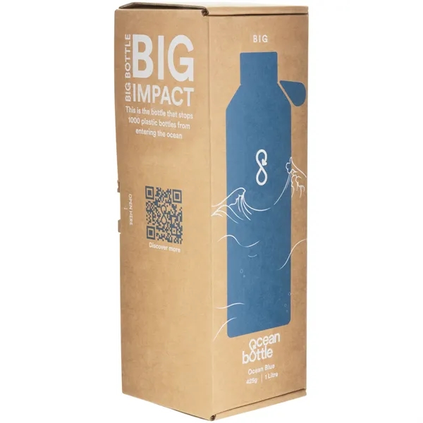 34 oz recycled stainless steel bottle with vacuum insulation and dual-opening... from ASI 51197 ETS Express, LLC