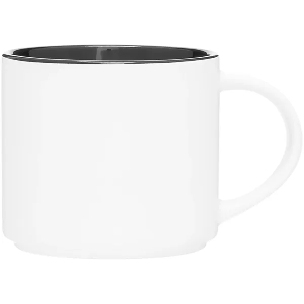 16 oz ceramic mug with handle, matte exterior and glossy interior.... from ASI 51197 ETS Express, LLC