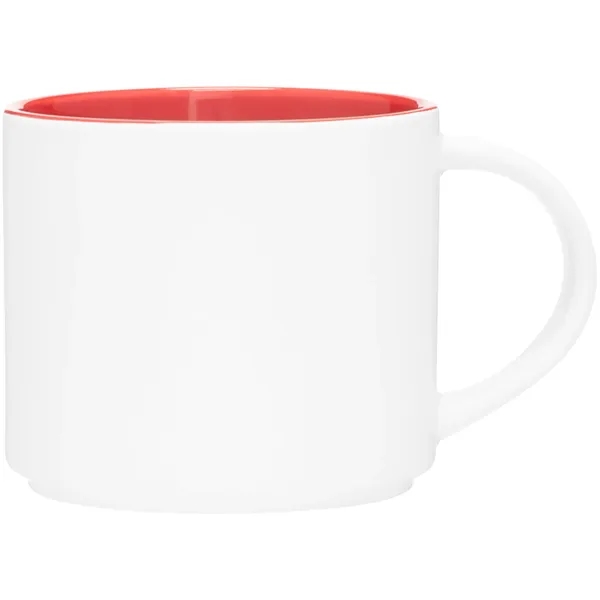 16 oz ceramic mug with handle, matte exterior and glossy interior.... from ASI 51197 ETS Express, LLC
