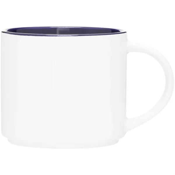 16 oz ceramic mug with handle, matte exterior and glossy interior.... from ASI 51197 ETS Express, LLC
