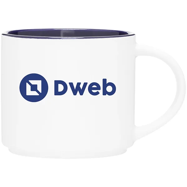 16 oz ceramic mug with handle, matte exterior and glossy interior.... from ASI 51197 ETS Express, LLC