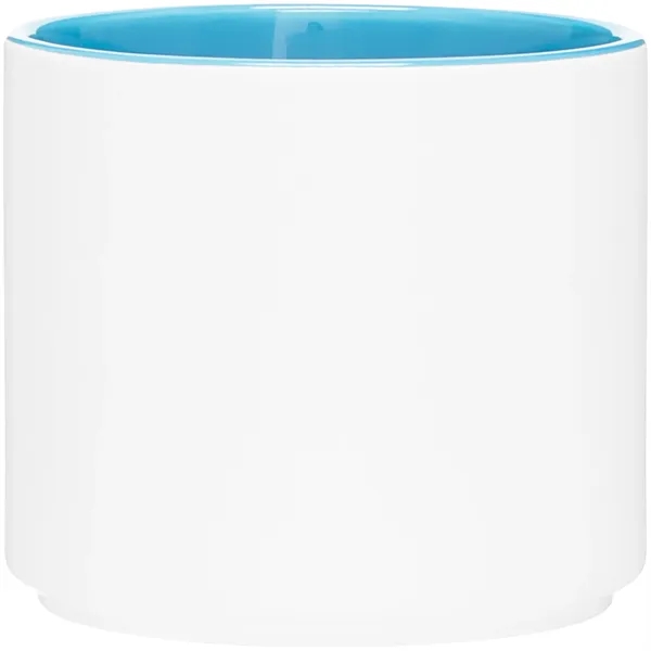 16 oz ceramic mug with handle, matte exterior and glossy interior.... from ASI 51197 ETS Express, LLC