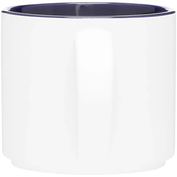 16 oz ceramic mug with handle, matte exterior and glossy interior.... from ASI 51197 ETS Express, LLC