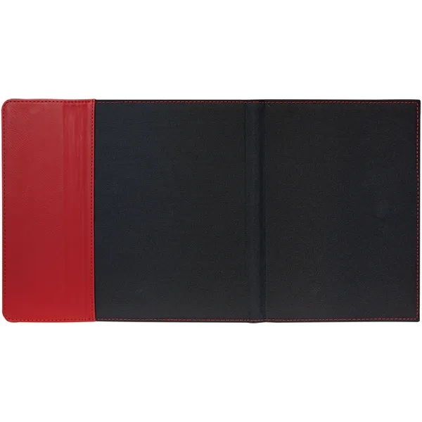 7" x 9" red leatherette and black canvas portfolio.... from ASI 74601 Calico