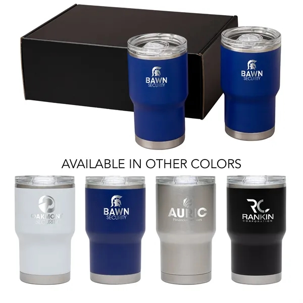 Atlas II Two-Piece Tumbler Gift Set... from ASI 67866 Logomark/Valumark