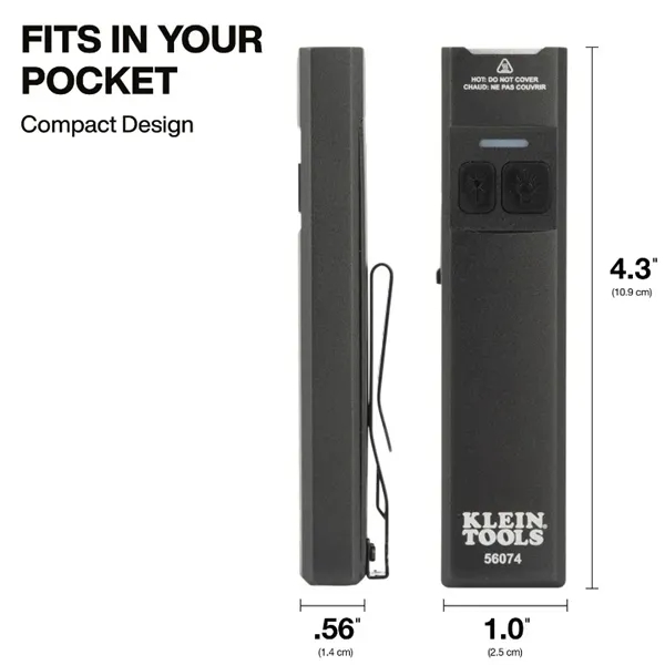 Klein Tools Rechargeable Pocket Flashlight with green laser pointer features 400... from ASI 41561 Brand Box USA, LLC