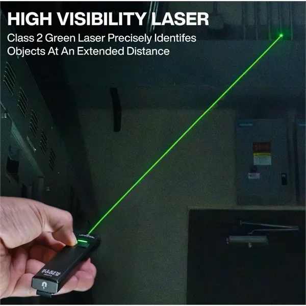 Klein Tools Rechargeable Pocket Flashlight with green laser pointer features 400... from ASI 41561 Brand Box USA, LLC