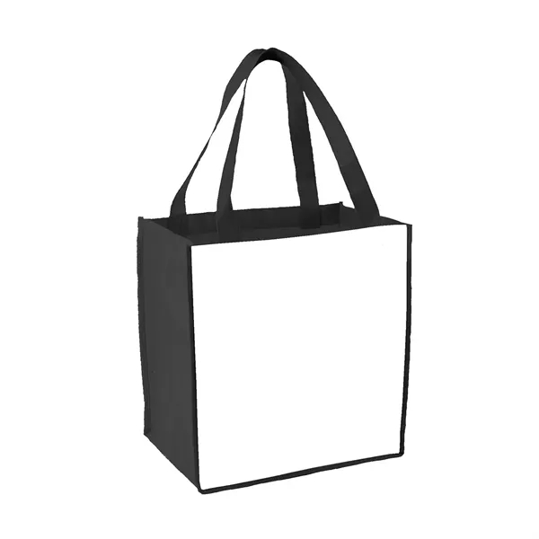 80 GSM non-woven sublimated grocery tote bag with imprint... from ASI 37218 Athena Promo (tm)