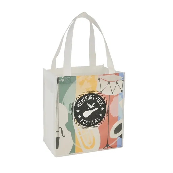 80 GSM non-woven sublimated grocery tote bag with imprint... from ASI 37218 Athena Promo (tm)