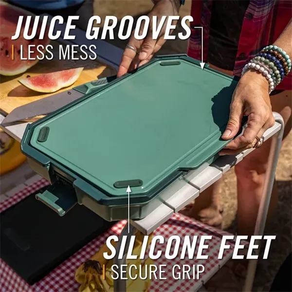 ComplEAT Cutting Board Set features two dual-sided outdoor cutting boards, 3.25"... from ASI 41561 Brand Box USA, LLC