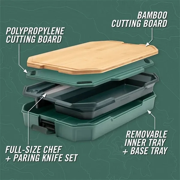 ComplEAT Cutting Board Set features two dual-sided outdoor cutting boards, 3.25"... from ASI 41561 Brand Box USA, LLC