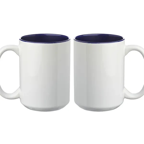 Two tone full color sublimation photo mug, 15 oz.... from ASI 39552 BEL Promo