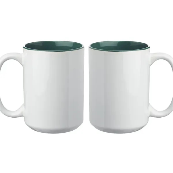 Two tone full color sublimation photo mug, 15 oz.... from ASI 39552 BEL Promo