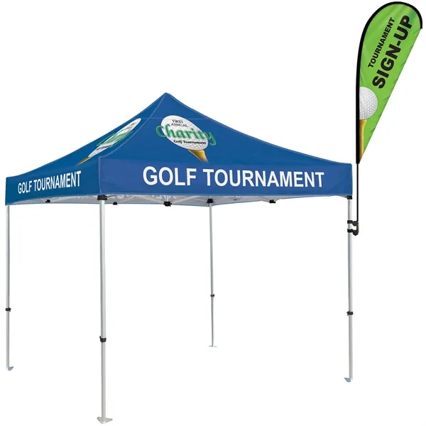 6' Teardrop Banner with Hardware and Hexagon Tent Clamp... from ASI 80228 Quinn