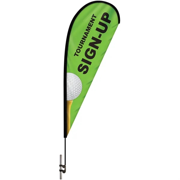 6' Teardrop Banner with Hardware and Hexagon Tent Clamp... from ASI 80228 Quinn