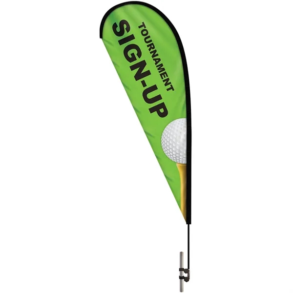 6' Teardrop Banner with Hardware and Hexagon Tent Clamp... from ASI 80228 Quinn