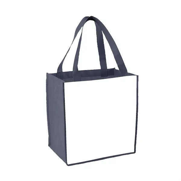 80 GSM non-woven sublimated grocery tote bag with two-side imprint... from ASI 37218 Athena Promo (tm)