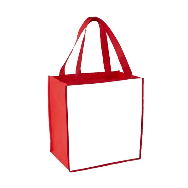 80 GSM non-woven sublimated grocery tote bag with two-side imprint... from ASI 37218 Athena Promo (tm)