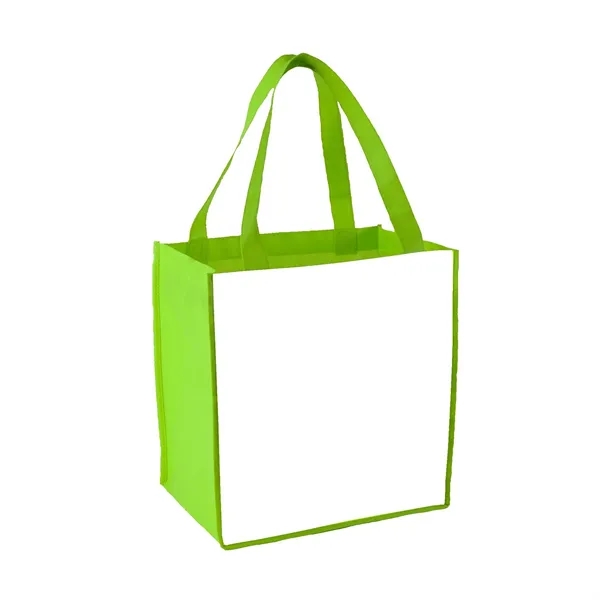 80 GSM non-woven sublimated grocery tote bag with two-side imprint... from ASI 37218 Athena Promo (tm)