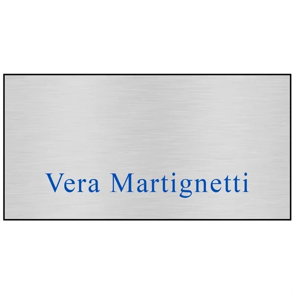 The Hollywood name tag is a popular choice that displays your... from ASI 61966 HPG / Beacon Promotions HPG Gold