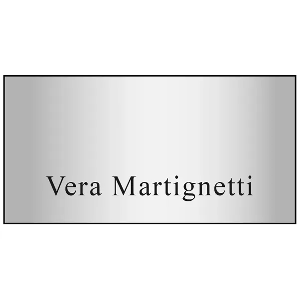 The Hollywood name tag is a popular choice that displays your... from ASI 61966 HPG / Beacon Promotions HPG Gold