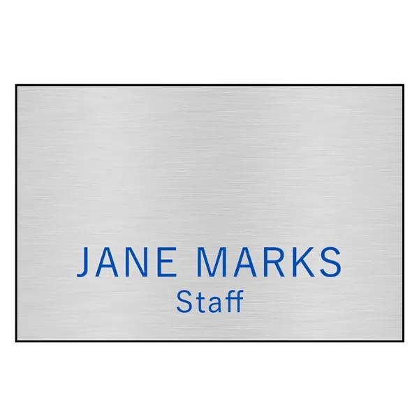 The Hollywood name tag is a popular choice that displays your... from ASI 61966 HPG / Beacon Promotions HPG Gold