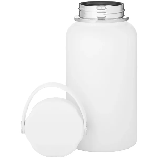 33 oz single-wall stainless steel bottle with threaded lid, carrying handle,... from ASI 51197 ETS Express, LLC
