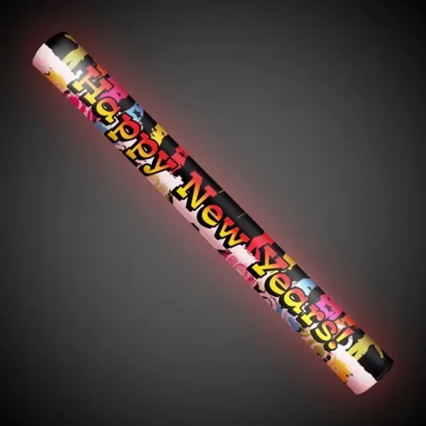 16" New Year themed foam baton with LED lights.... from ASI 42016 Brighter Promotions Inc / Chemical Light™