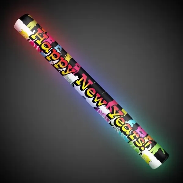 16" New Year themed foam baton with LED lights.... from ASI 42016 Brighter Promotions Inc / Chemical Light™