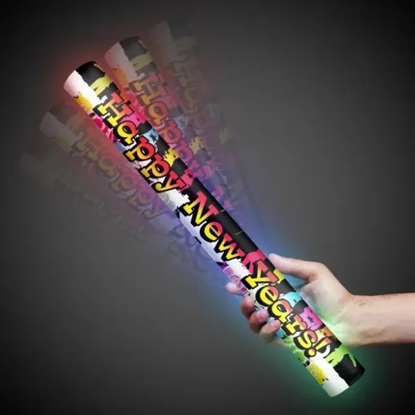 16" New Year themed foam baton with LED lights.... from ASI 42016 Brighter Promotions Inc / Chemical Light™