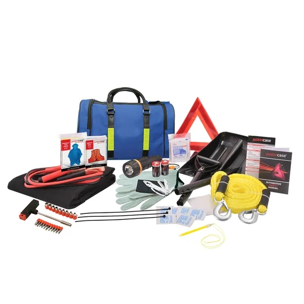 54 Pieces travel kit with 23 piece first aid kit, auto... from ASI 63698 Justin Case®