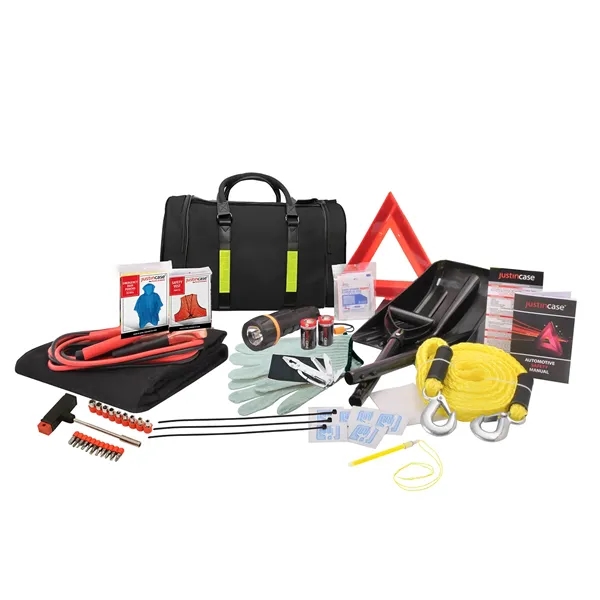 54 Pieces travel kit with 23 piece first aid kit, auto... from ASI 63698 Justin Case®
