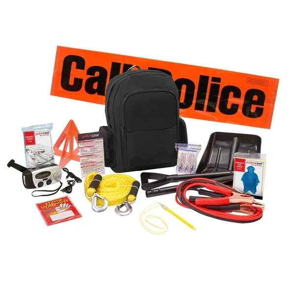 68 Pieces deluxe winter auto emergency kit.... from ASI 63698 Justin Case®