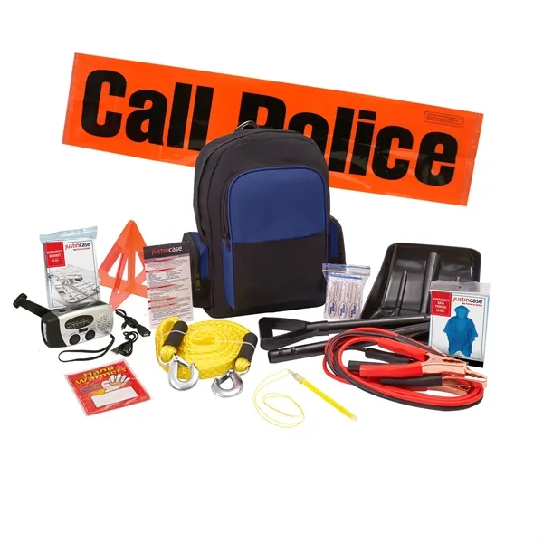 68 Pieces deluxe winter auto emergency kit.... from ASI 63698 Justin Case®