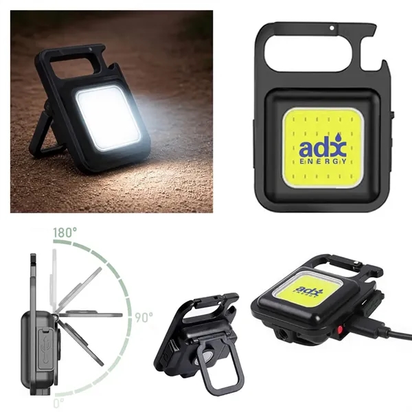 COB flashlight with bottle opener and keychain... from ASI 31517 Admart Products / Admart Line