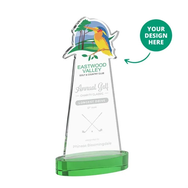 Custom Award on Alberton Base - Green (via Air)... from ASI 84592 St Regis Group / St Regis