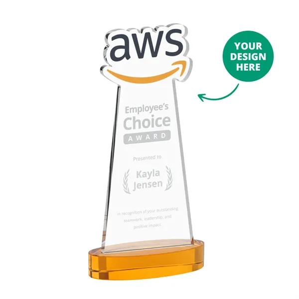 Custom Award on Alberton Base - Amber (via Air)... from ASI 84592 St Regis Group / St Regis