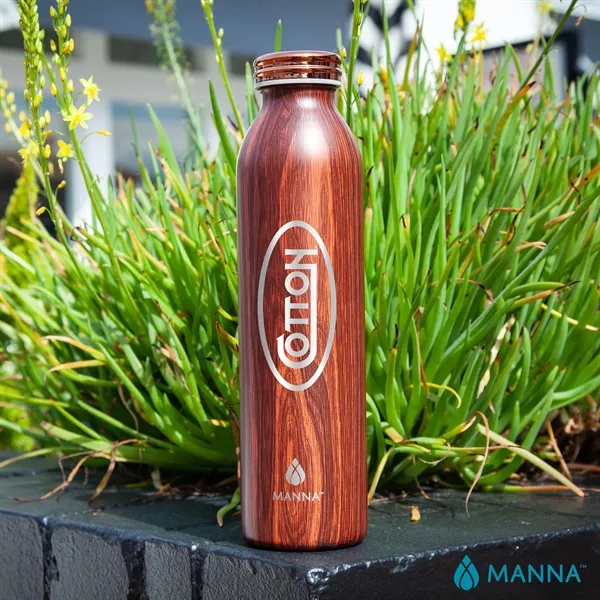 Stainless steel water bottle with 20 oz. capacity; includes vacuum seal... from ASI 67866 Logomark/Valumark