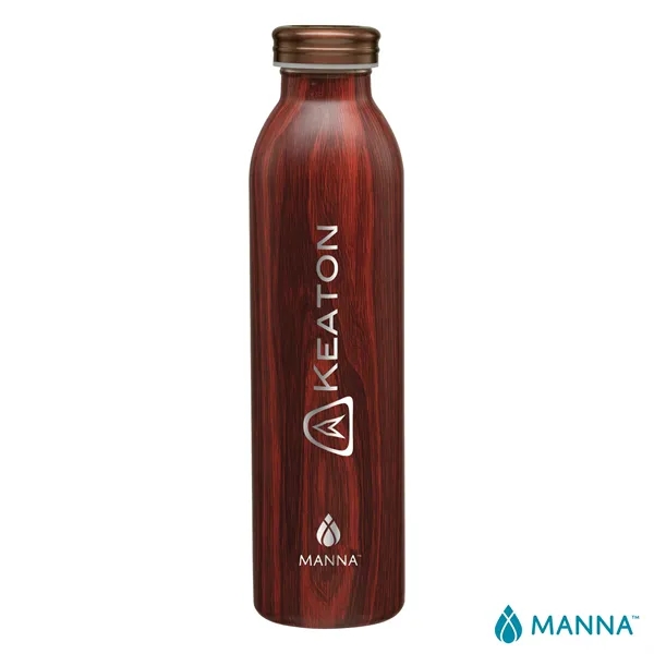 Stainless steel water bottle with 20 oz. capacity; includes vacuum seal... from ASI 67866 Logomark/Valumark