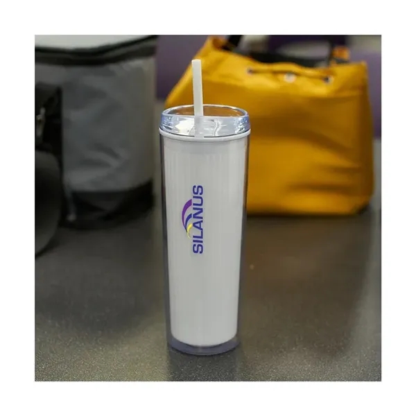 Esme 24 oz. Double Wall AS Tumbler... from ASI 67866 Logomark/Valumark