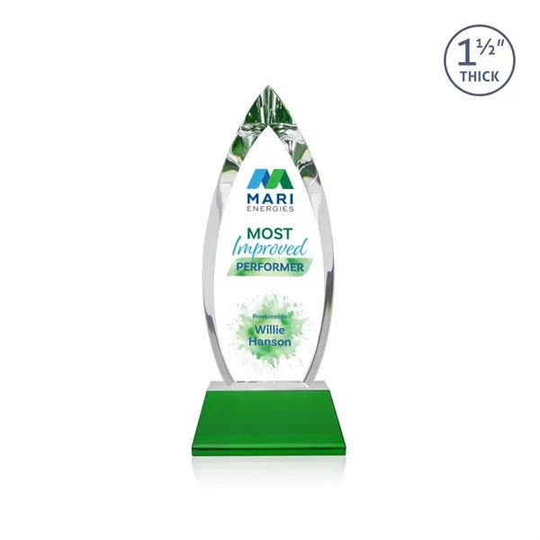 Fortier VividPrint™ Award on Entwhistle Base - Green... from ASI 84592 St Regis Group / St Regis
