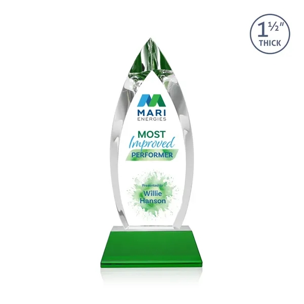 Fortier VividPrint™ Award on Entwhistle Base - Green... from ASI 84592 St Regis Group / St Regis