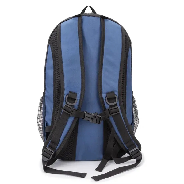 Durable 600D backpack with ripstop panels, roomy storage, bungee front, mesh... from ASI 84592 St Regis Group